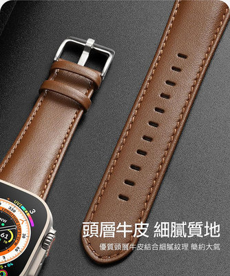 DUX DUCIS YS 真皮錶帶 錶帶 優質皮革 經久耐用 Apple Watch (38/40/41mm)