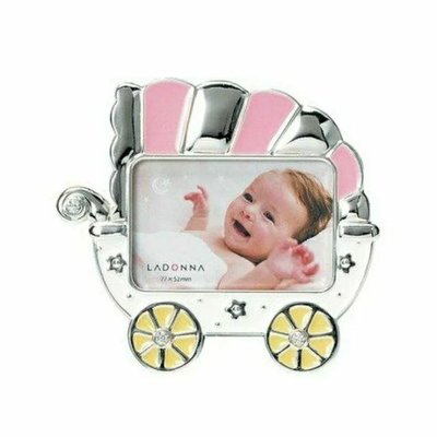 [現貨] 日本 LADONNA 造型相框 - 嬰兒車 #相框 #彌月禮