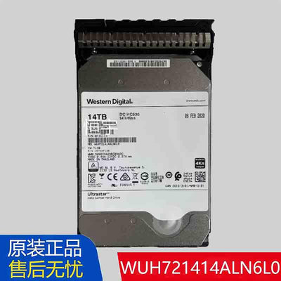 西數DC HC530 14T 7.2k 512M SATA3 WUH721414ALN6L0 2352LWB硬碟