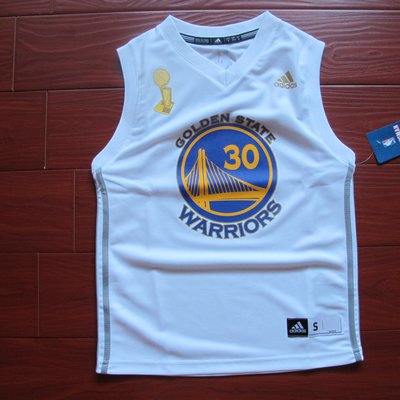 美國正品NBA兒童青年版Adidas球衣 Curry Thompson 柯瑞湯普森2015年冠軍免運