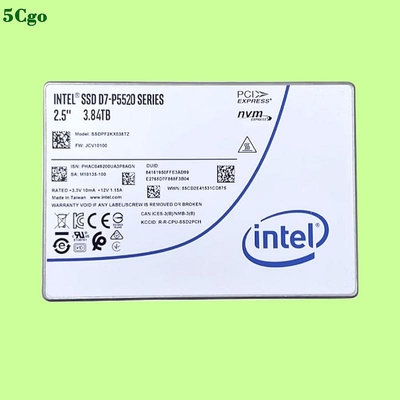 5Cgo【含稅】Intel/英特爾 P5520 1.92T 3.84T 7.68T 15.36T U.2企業級SSD固態存儲