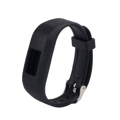 【熱賣精選】適用於Garmin Vivofit 3矽膠腕帶錶帶可互換配件的Honecumi智慧手錶帶 一體紋理腕帶