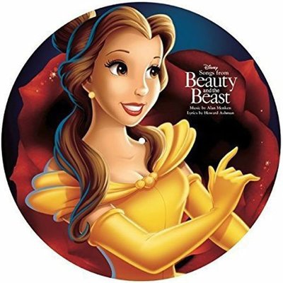 DISNEY Beauty and the Beast 迪士尼美女與野獸LP彩膠唱片黑膠唱片