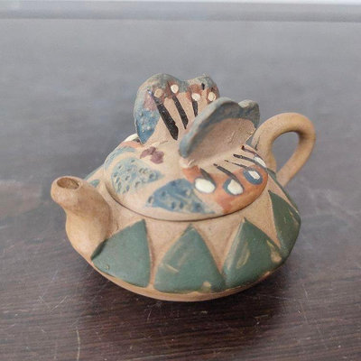(茶具)原住民風裝飾小茶壺一只（藝513）