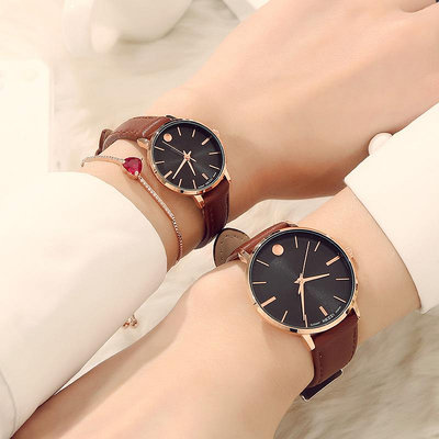 熱銷 珂紫kezzi手錶腕錶情侶一對學生男女簡約大方時尚潮流防水石英錶錶帶621 WG047