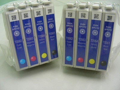☆呈運☆庫存EPSON T0561(黑)T0562(藍)T0563(紅)T0564(黃)裸裝原廠RX430/250/R250