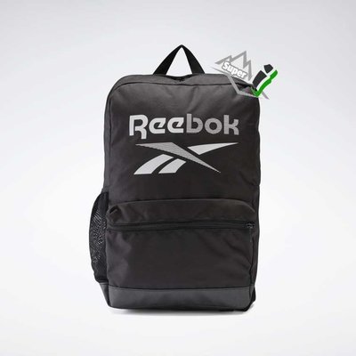 「i」【現貨】Reebok 黑 水壺袋 基本 後背包 肩背包 書包 運動背包 旅行背包 FL5176