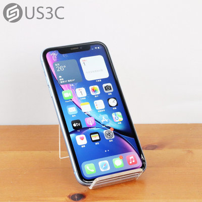 【US3C-板橋店】【一元起標】公司貨 Apple iPhone XR 256G 6.1吋 藍 A12處理器 1200萬畫素 FaceID 二手手機