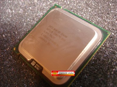 Intel Core2 Duo 雙核心 E4600 775腳位 速度2.4G 外頻800M 快取2M 製程65nm