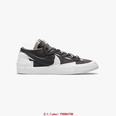 Nike x Sacai Blazer Low Iron Grey 鐵灰 白 解構 DD1877-002鞋[飛凡男鞋]