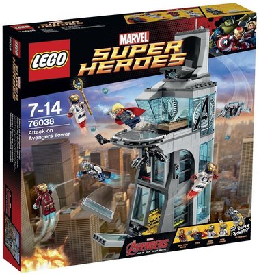 現貨-米米-LEGO 樂高 ~絕版品～正版超級英雄 76038 進攻復仇者聯盟總部鋼鐵人&amp;索爾漫威系列