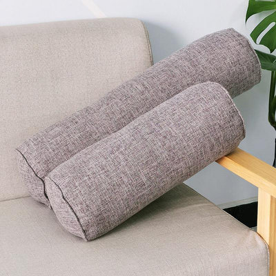 長方形抱枕彩色創意圓柱形拼接沙發護腰靠枕長條形