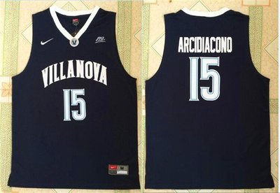 萊恩·阿希迪亞卡諾 (Ryan Arcidiacono) NCAA維拉諾瓦大學 球衣 深藍色15號