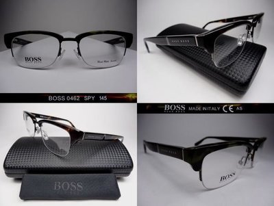 信義計劃 眼鏡 HUGO BOSS 0642 義大利製 手工光學眼鏡 復古眉框eyeglasses