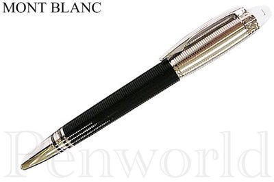 【Pen筆】德國製 Mont Blanc萬寶龍 STARWALKER雙色螺旋紋鋼珠筆 38011