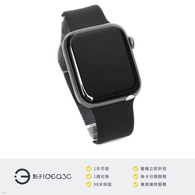 「點子3C」Apple Watch S4 44mm GPS版【店保3個月】A1978 太空灰色 鋁金屬錶殼 電子心率感測器 Apple Pay DM169