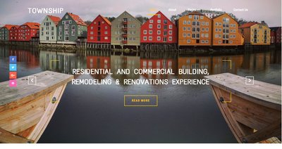 Township a Real Estate 響應式網頁模板、HTML5+CSS3、網頁特效  #10078A