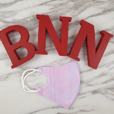bnnxmask -BNN防塵口罩-VSS幼童兒童棉花糖草莓(第三代)-立體四層防塵口罩5入1包/小孩草莓棉花糖防塵口罩