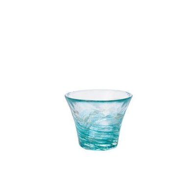 ☘小宅私物☘  日本 津輕 手作夏樁小酒杯 60ml 日本製 水杯 玻璃杯 清酒杯