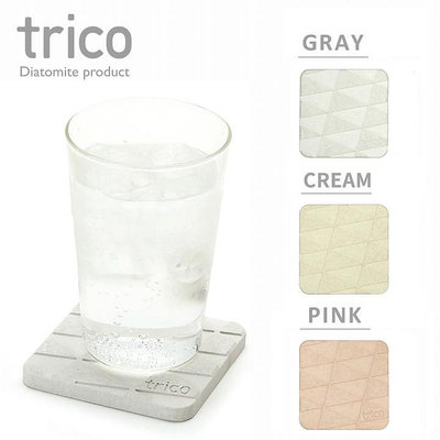 日本 trico 珪藻土杯墊 肥皂墊 速乾 除溼 吸水 除臭＊小容容＊