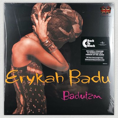 [英倫黑膠唱片Vinyl LP] 艾莉卡芭朵/芭朵新主張 Erykah Badu / Baduizm 2LP
