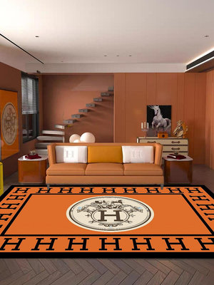 歐式奢華地毯皇冠潮牌高級感臥室客廳茶幾毯間大面積