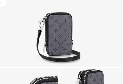 二手Louis Vuitton LV Double Phone Pouch斜挎包 M69534