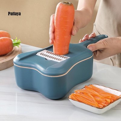 1 套蔬菜刨絲器胡蘿蔔黃瓜大蒜切碎機多功能-新款221015
