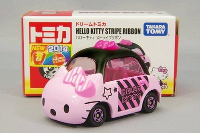 Dream TOMICA 夢幻小汽車 2014 40週年 HELLO KITTY STRIPE RIBBON (4990