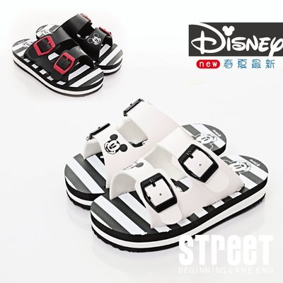 【街頭巷口 Street】迪士尼 Disney 米奇米妮 舒適好穿 休閒親子鞋 童涼鞋 KRM464720W 白色