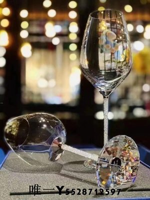 熱銷 施華洛世奇水晶高檔紅酒杯套裝家用葡萄酒高腳杯醒酒器結婚禮物 可開發票
