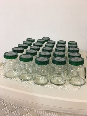 《瓶子控》玻璃瓶瓶罐罐 白蘭氏雞精空罐（大）-（有蓋，深綠色蓋）~~DIY素材 蝶古巴特