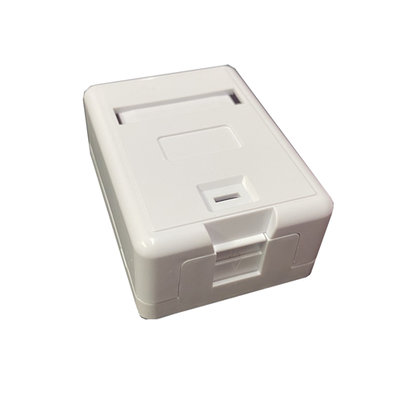 【含稅店】資訊盒 單孔 網路接線盒 電話接線盒 空盒 1孔網路明盒 需搭配keystone