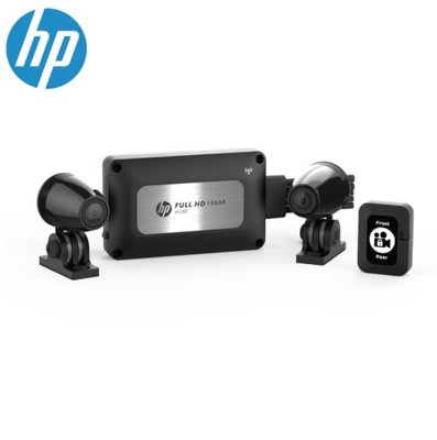 【行車達人】HP 惠普 M500【送32G】高畫質 雙鏡頭 機車行車紀錄器
