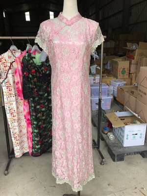 梵筑 中國風傳統文化 蕾絲刺繡旗袍洋裝 禮服 送禮 演戲.主題派對、活動 全新二手旗袍 一折起  #176