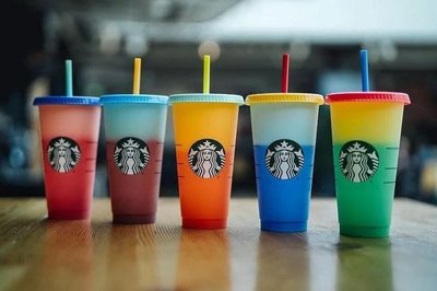 【Kidult 小舖】Starbucks 星巴克 24oz 漸層變色冷水杯 ~限量中~ =有現貨=