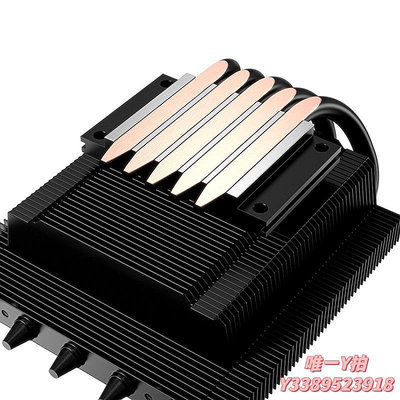 散熱器ID-COOLING IS-50X黑化版 多平臺薄型下壓式五熱管溫控CPU散熱器散熱片
