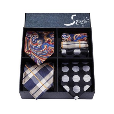 正式商務領帶3套裝2件套男士領帶套裝領帶禮品-Y9739