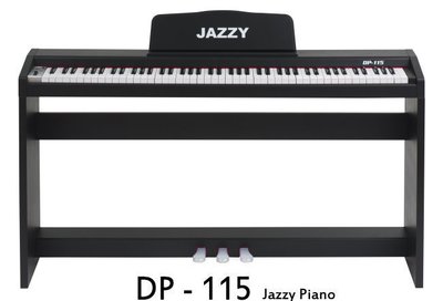 【奇歌】►88鍵 DP115電鋼琴，專業鋼琴力度感應+標準鍵+三踏板，法國PCM音源，電子琴 手捲鋼琴