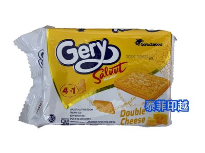 {泰菲印越} 印尼 gery 雙倍起司厚醬蘇打餅乾 起司餅乾 80克