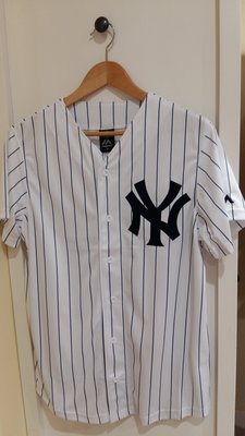 MLB Majestic美國大聯盟 紐約洋基隊排釦棒球衣 球衣 快排材質