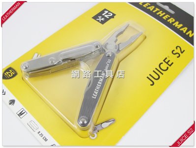 網路工具店『LEATHERMAN JUICE S2 多功能工具鉗-附皮套-灰黑色』(型號 832016)