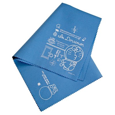 【現代樂器】Nonaka Polishing Cloth 哆啦A夢 清潔布 擦拭布 木管/銅管 樂器 皆適用 (藍色款)