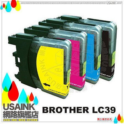 USAINK~Brother LC39 藍色相容墨水匣 MFC-J410/MFC-J415/MFC-J415W/J415/J410/J415W LC-39