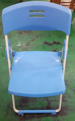 宏品二手家具館 中古傢俱賣場 F22814藍色折椅*中古客廳桌椅 電腦桌椅 餐桌椅 戶外休閒桌椅 洽談椅 辦公椅 泡茶椅