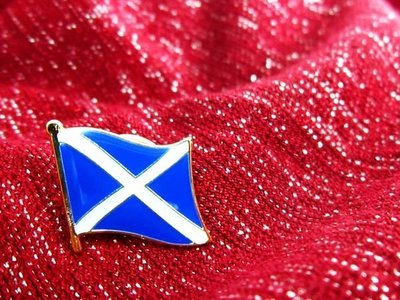 【國旗徽章達人】蘇格蘭國旗徽章/國家/胸章/別針/胸針/Scotland/超過50國圖案可選