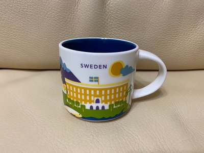星巴克 STARBUCKS 瑞典 Sweden 限定 國家馬克杯 國家杯 咖啡杯 馬克杯 YAH杯