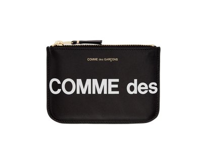 [全新真品代購] COMME des GARCONS LOGO 皮革 手拿包 / 錢包 (川久保玲)