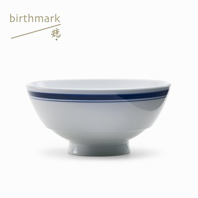 茶之道~大藍邊碗現貨（單只裝）／面碗／景德鎮高溫瓷／餐具|痣birthmark