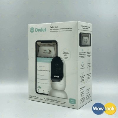 全新 Owlet Cam HD智能嬰兒監視器｜1080p 加密傳輸 130º廣角 溫度感應 4X縮放｜適初生～3Y